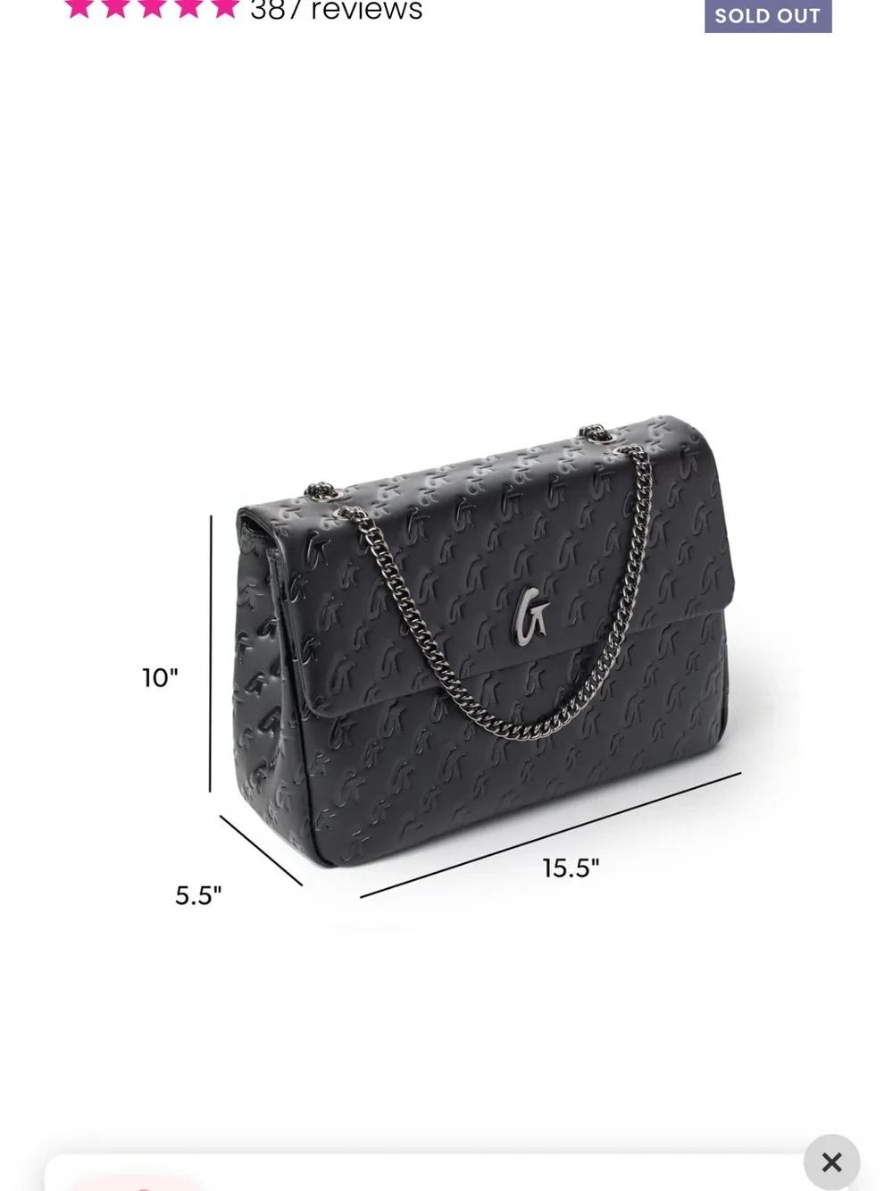 Black Quilted Chain Shoulder Bag - Elegant Everyday Women’s Bag